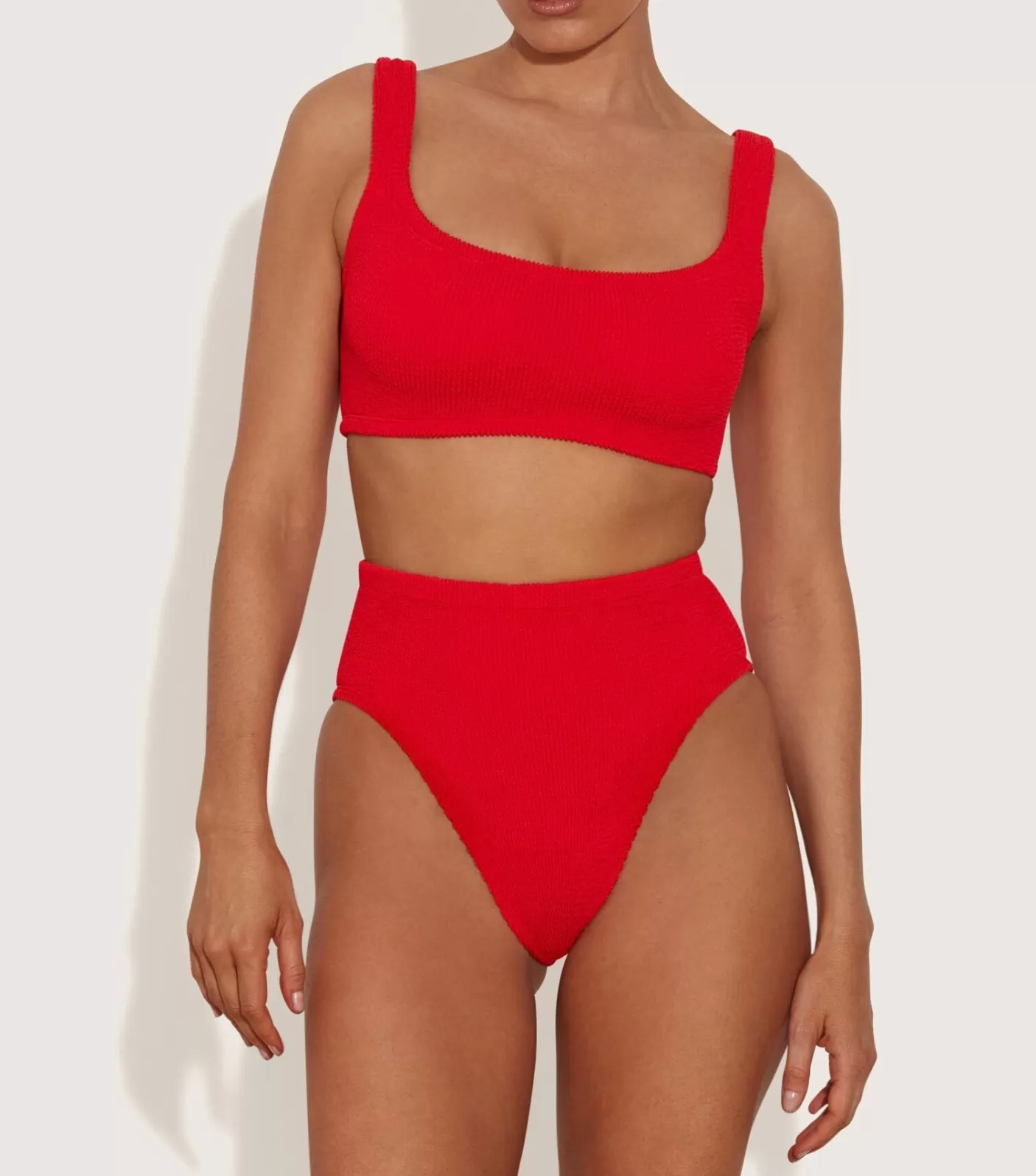 Hunza G Bikini Sets | Bralette-Patricia Bikini - Red