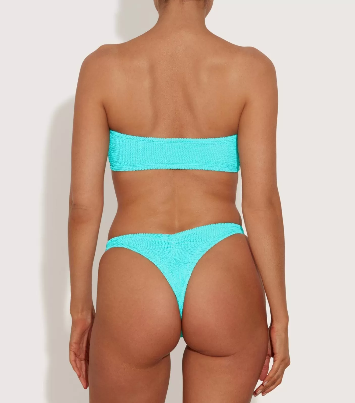 Hunza G Bikini Sets | Bandeau-Shay Bikini - Aqua