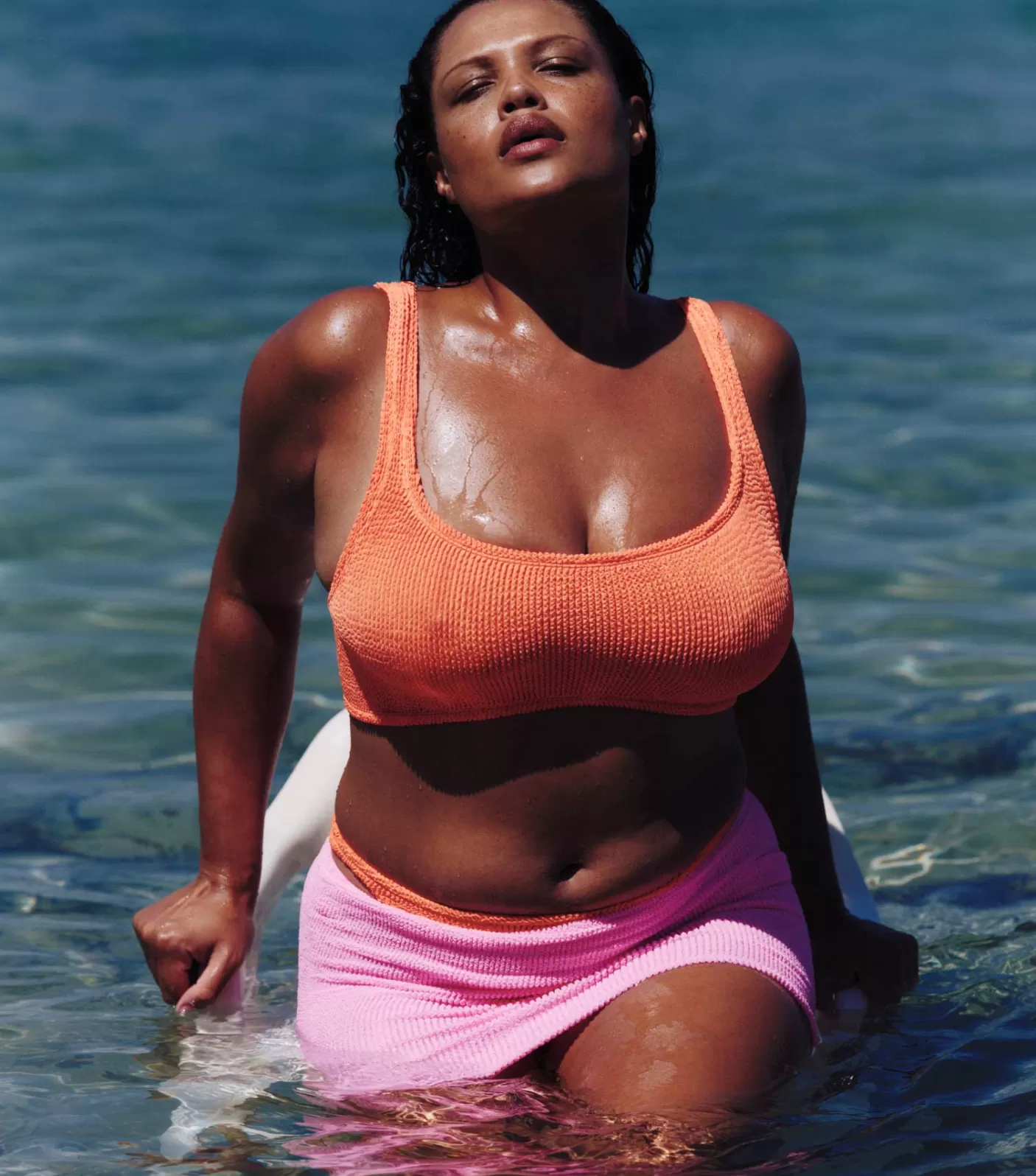 Hunza G Bikini Sets | Bralette-Xandra Bikini - Orange